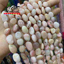 Natural Irregular Pink Opal Beads Loose Spacer Beads for Jewelry Making DIY Bracelet Necklace Accessories 6-8 8-10mm 15 Inches 2024 - buy cheap