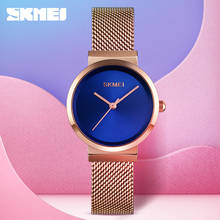 Fashion Women's Watches Luxury Brand SKMEI Dress Bracelet Stainless Steel Ladies Watch Simple Design Womens Girls Quartz Watch 2024 - buy cheap