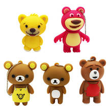 TEXT ME Cartoon  64GB  cute Bear personality USB Flash Drive 4GB 8GB 16GB 32GB Pendrive USB 2.0 Usb stick 2024 - buy cheap