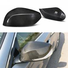 Real Carbon Fiber Side Mirror Cover Cap Fit For Infiniti Q50  Q50S Q60 QX30 Q70 2014-UP Add On Style 2024 - buy cheap