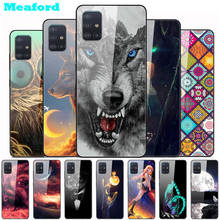 For Samsung A71 Case A51 A21S A31 Tempered Glass Hard Back Cases for Samsung Galaxy A51 Phone Cover Bumper A71 Samsung A 21S 2024 - buy cheap
