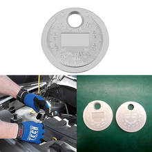 Car Spark Plug Gauge Measuring Tool Coin Type Spark Plug Range Finder 0.6-2.4mm Portable Small Spark Plug Measuring Ruler 2024 - buy cheap