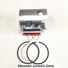 For Yamaha RX125 RX 125 Motorbike STD Bore Size 56mm Pin 16mm Motorcycle Engine Parts Piston Ring Kit 2024 - buy cheap
