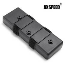 AXSPEED Black Plastic Battery Box Tray Holder Case Storage Box for Axial SCX10 1/10 RC Crawler Toy Car Parts 2024 - buy cheap