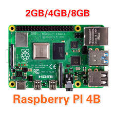 2 ГБ 4 ГБ 8 ГБ SDRAM Raspberry PI 4 Модель B BCM2711 64-bit Quad Core 1,5 ГГц SOC 2,4 5,0 ГГц WiFi Bluetooth 5,0 Raspberry PI 4B 2022 - купить недорого
