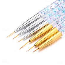 Thin Nail Brush Polish UV Gel Extension Builder French Lines Stripes Painting Pen Flower Pattern Drawing Liner Manicure DIY Tool 2024 - buy cheap