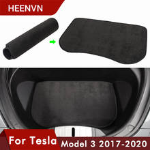 Heenvn Model3 Car Front Trunk Mats For Tesla Model 3 Accessories Front Storage Mat Cargo Tray Protective Pads Mat There 2020 NEW 2024 - buy cheap