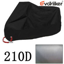 210D High Quality Waterproof Outdoor Motorcycle Moto Cover Electric Bicycle Covers Motor Rain Coat Dust Suitable for All Motors 2024 - buy cheap