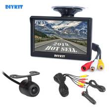 DIYKIT 5 "800x480 HD автомобильный монитор Водонепроницаемая камера заднего вида с монитором 2024 - купить недорого