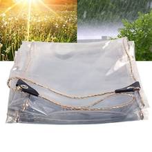 Lona de PVC transparente para Varios tamaños, lona impermeable para exteriores de 0,4mm de espesor, tamaño personalizado 2024 - compra barato