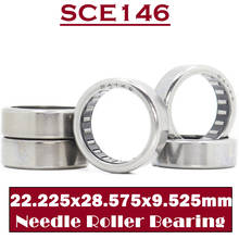 SCE146-Rodamientos de aguja, 22.225x28.575x9.525mm, 5 uds., rodillo de aguja para taza dibujada, rodamiento B146 BA146Z SCE 146 2024 - compra barato