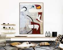 Arte da parede lona expressionismo brincalhão pintura moderna abstrata grande acrílico sobre tela pinturas a óleo pintados à mão 2024 - compre barato