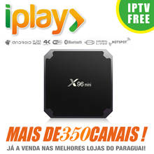 iplay BTV bx B10 box Brazilian Portuguese TV Internet Streaming Box htv free Live TV Movies Brazil Media Player better than b9 2024 - buy cheap