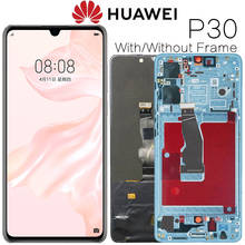 Original 6.1" Display with frame Replacement for Huawei P30 LCD Touch Screen Digitizer Assembly ELE-L29 ELE-L09 ELE-AL00 ELE-L04 2024 - купить недорого
