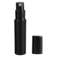 Spray de perfume de plástico preto com 100 m 2ml, spray de amostra, pulverizador de perfume, atomizador 2024 - compre barato