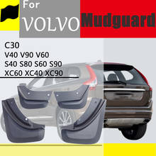 For Volvo XC60 XC40 XC90 S40 S80 S60 S90 V40 V90 V60 C30 mudguards Mud Flaps Splash Guards Mud Flap Fender auto acces 2024 - buy cheap
