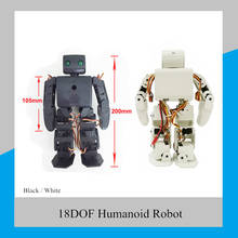 18dof-Robot humanoide para Arduino, Kit de modelo de enseñanza robótica, sin batería, Compatible con Plen 2, bricolaje 2024 - compra barato