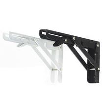 Decorative wall mounted shelf triangle folding foldable metal bearing table support brackets 2024 - buy cheap