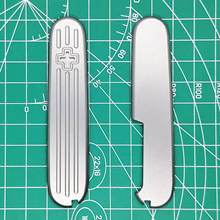 Balanças de punho de liga de titânio com pinça e palito de dente para faca de 91 mm campeinoxidável suíço 2024 - compre barato