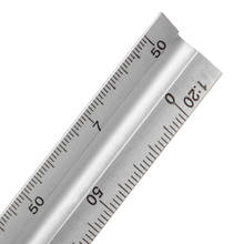 30cm Aluminium Metal Triangle Scale Architect Engineer Technical Ruler 12"   2024 - buy cheap