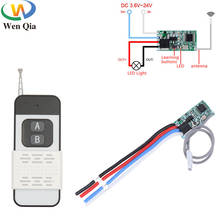 Mini Wireless 433mhz Smart Light Switch DC 3.6V 6V 12V 24V Relay Receiver Module Long Range Transmitter Remote Control LED DIY 2024 - buy cheap