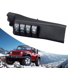 Kit de Panel de interruptor de pilar A azul, 4 LED, Pod, mano izquierda para Jeep para Wrangler 11-18 JK 2024 - compra barato