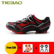 TIEBAO-Zapatillas de Ciclismo para hombre y mujer, zapatos para bicicleta de montaña, de malla para exteriores, transpirables, con autosujeción 2024 - compra barato