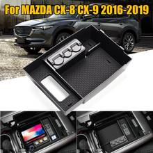 Caja para sabrazos de coche central para MAZDA CX-8, accesorios de Interior para estiba y limpieza de automóviles, para MAZDA CX-9 2016-2019, CX8, CX9 2024 - compra barato