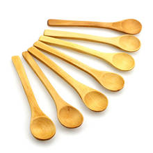 Juego de utensilios de cocina de bambú caliente, utensilios de cocina de madera, cuchara, espátula, mezcla, 6 uds. 2024 - compra barato