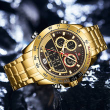 NAVIFORCE Men Watch Top Luxury Brand Men’s Sports Military Watches Full Steel Waterproof Quartz Digital Clock Relogio Masculino 2024 - buy cheap