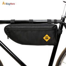 Bolsa impermeável de nylon para bicicleta, bolsa quadrada frontal de grande capacidade para ciclismo, saco de ferramentas para reparo à prova de chuva 2024 - compre barato