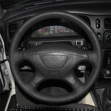 Diy anti-deslizamento desgastar-resistente cobertura de volante para mitsubishi pajero sport montero sport 2004 decoração de interiores do carro 2024 - compre barato