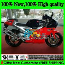 RS125R For Aprilia RS 125 R RR RS125 99 00 01 02 03 Red silver 04 05 64BS.24 RS4 RS-125 1999 2000 2001 2002 2003 2005 Fairing 2024 - buy cheap