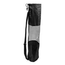 Portable Mesh Center Black Pilates Mat Bag Carrier for Yoga 2024 - buy cheap