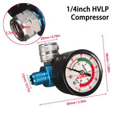 Drop Shipping Pressure Regulator Gauge Spray Gun& 1/4inch HVLP Compressor 140PSI High Quality Dropshipping Digital Air 2024 - buy cheap