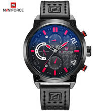 NAVIFORCE Casual Sport Watches Men Top Brand Luxury Military Leather Wrist Watch Male Business Quartz Clock Relogio Masculino 2024 - buy cheap