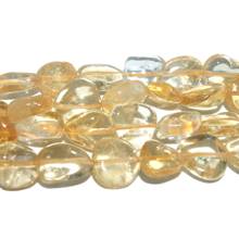 Оптовая продажа натуральный камень 5-12 мм неправильные цитрины желтый кристалл камень бусины для самостоятельного изготовления ювелирных изделий браслет ожерелье материал 2024 - купить недорого