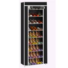 10-Layers 9 Lattices Shoe Rack Shoe Storage Organizer Cabinet Tower with Non-Woven Fabric Cover(US Only) 2024 - buy cheap