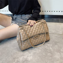 High Quality Women Lattice Pu Leather Shoulder Bag Fashion Designer Ladies Messenger Bags Luxury Female Large Capacity Crossbody 2024 - buy cheap