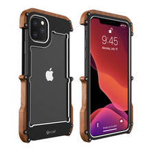 R-just Luxury Aluminum Screws Phone Cases For Iphone 12 11 Pro Xs Max Mini Tough Shockproof Armor Cover For Iphone Xr 8 7 Plus 2024 - buy cheap
