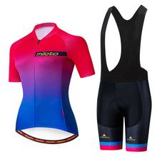 MILOTO Summer New Cycling Jersey Short Sleeve Set Mountain Bike Maillot Ropa Ciclismo Quick-dry Bike Clothing MTB Cycle Clothes 2024 - buy cheap