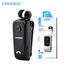 Fineblue F920 Mini Wireless Retractable Portable Bluetooth Headset Calls Remind Vibration Wear Clip Sports Running Earphone 2024 - buy cheap