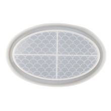 Fish Scale Tray Epoxy Resin Mold Plate Dish Silicone Mould DIY Crafts Casting Tool 2024 - buy cheap