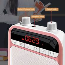 JUNKE-megáfono portátil K5, amplificador de voz con grabación FM, 10W, micrófono para profesores, altavoz con reproductor Mp3, habla de guía turístico 2024 - compra barato