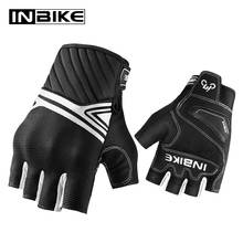 INBIKE-guantes de moto transpirables para hombre y mujer, protectores de manos de medio dedo a prueba de golpes, para ciclismo de montaña, Motocross 2024 - compra barato