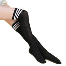 Japanese Kawaii Sexy Striped Women's Stockings Woman Compression Knee High Socks Women Long Socks Female Thigh High Stockings 2024 - buy cheap