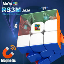 Moyu RS3M 2020 Magnetic speed magic cube Mofangjiaoshi Magnets puzzle cube RS3 M Toys For Children 2024 - buy cheap