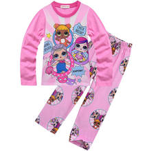 Baby Girls Lol Doll Toddler Pajamas Kids Tracksuit Baby Cute Christmas Pajama Set Anime Cartoon Long Sleeve Costume Casual Wear 2024 - buy cheap