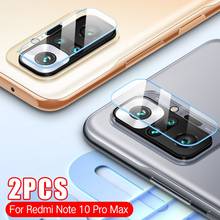 2 pçs vidro temperado para xiaomi poco f3 gt x3 pro nfc m3 pro lente da câmera protetor de tela de vidro para redmi nota 10 pro max 10 filme 2024 - compre barato