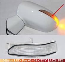 CAPQX-Lámpara de luz LED para señal de giro de espejo, retrovisor, 34350-saa--013, compatible con SALOON, JAZZ CITY, 2003-2008, GD1, GD3, GD6 2024 - compra barato